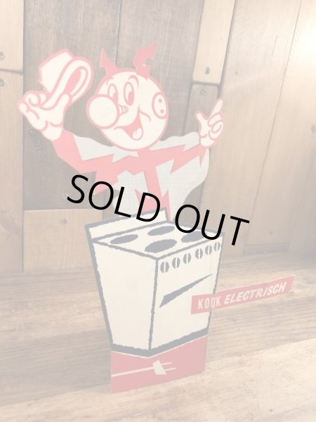 レディキロワット　ビンテージ　ストアポップ　アドバタイジングキャラクター　企業物　50年代