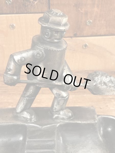 アイアンファイヤーマン　ビンテージ　アシュトレイ　アドバタイジングキャラクター　企業物　40年代