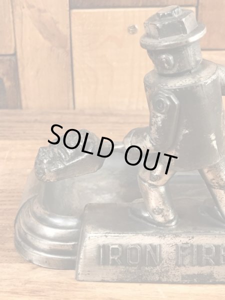 Iron Fireman　ヴィンテージ　灰皿　企業キャラクター　アドバタイジング　40’s