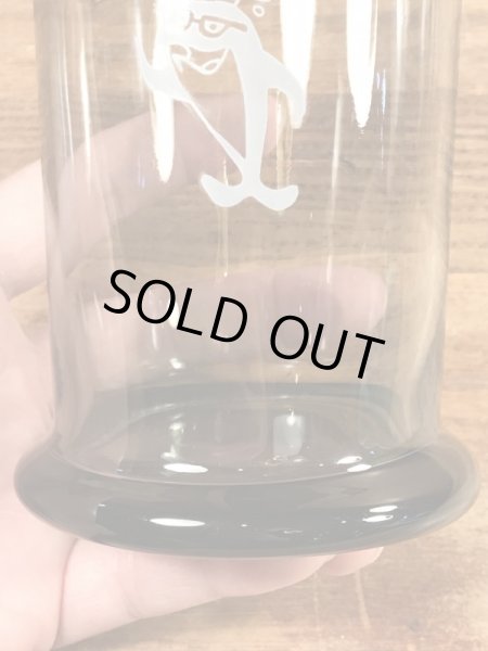 チャーリーザツナ　ヴィンテージ　ガラスコップ　企業キャラクター　ノベルティ　70’s