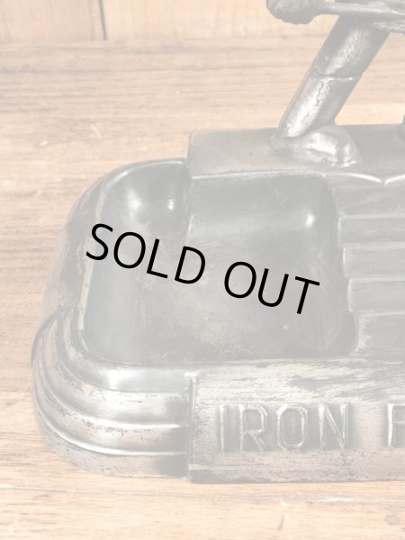 アイアンファイヤーマン　ビンテージ　アシュトレイ　アドバタイジングキャラクター　企業物　40年代