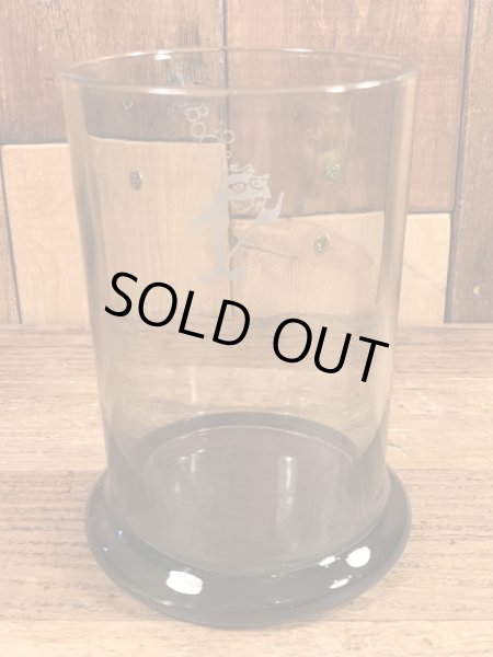 チャーリーザツナ　ヴィンテージ　ガラスコップ　企業キャラクター　ノベルティ　70’s