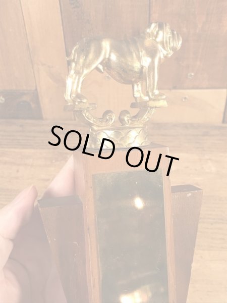 ブルドッグ　ビンテージ　トロフィー　真鍮　50年代