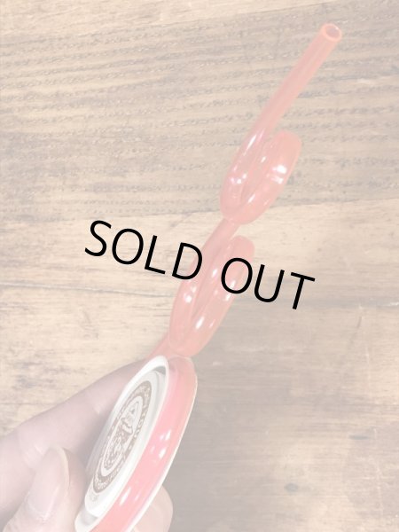 スモーキーベア　ビンテージ　ストロー　アドバタイジングキャラクター　企業物　90年代~