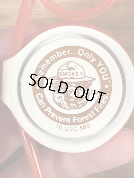 スモーキーベア　ビンテージ　ストロー　アドバタイジングキャラクター　企業物　90年代~