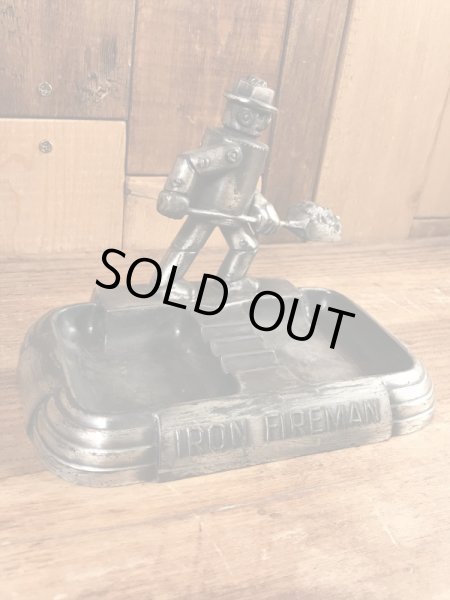 アイアンファイヤーマン　ビンテージ　アシュトレイ　アドバタイジングキャラクター　企業物　40年代