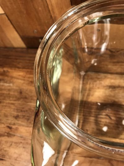 画像1: Planters Mr. Peanuts Store Display Glass Jar　ミスターピーナッツ　ビンテージ　ガラスジャー　店頭用ディスプレイ　~40年代