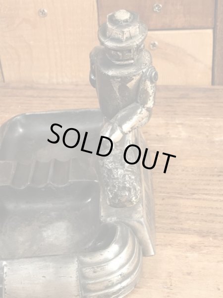 アイアンファイヤーマン　ビンテージ　アシュトレイ　アドバタイジングキャラクター　企業物　40年代