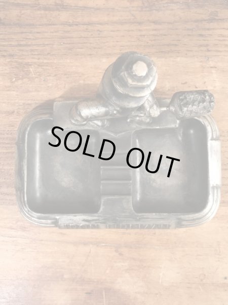 アイアンファイヤーマン　ビンテージ　アシュトレイ　アドバタイジングキャラクター　企業物　40年代