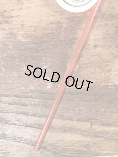 スモーキーザベア　ヴィンテージ　ストロー　企業キャラクター　ノベルティ　90’s~