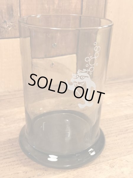 チャーリーツナ　ビンテージ　グラス　アドバタイジングキャラクター　企業物　70年代