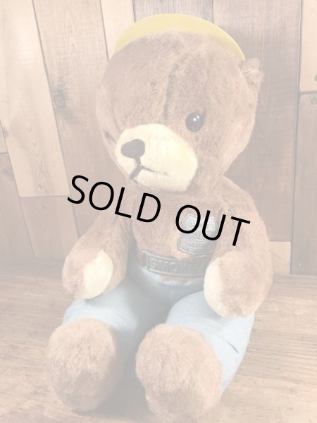 スモーキーザベア　ヴィンテージ　ぬいぐるみ　企業キャラクター　アドバタイジング　60’s