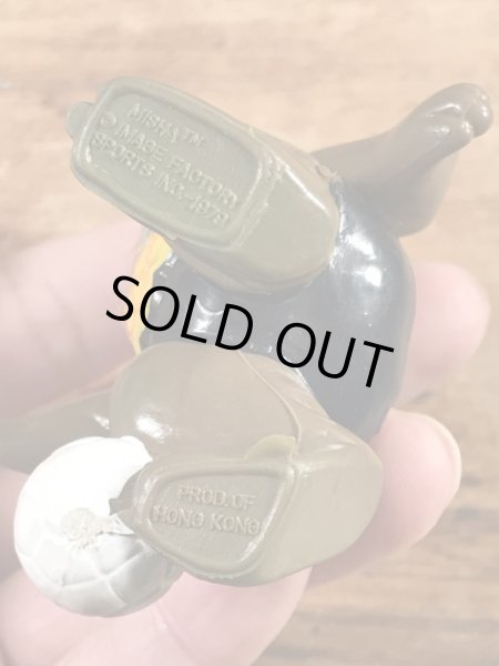 こぐまのミーシャ　ヴィンテージ　PVCフィギュア　オリンピック　サッカー　70’s