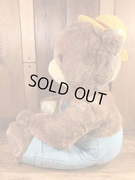 スモーキーザベア　ヴィンテージ　ぬいぐるみ　企業キャラクター　アドバタイジング　60’s