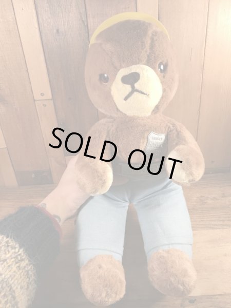 スモーキーザベア　ヴィンテージ　ぬいぐるみ　企業キャラクター　アドバタイジング　60’s