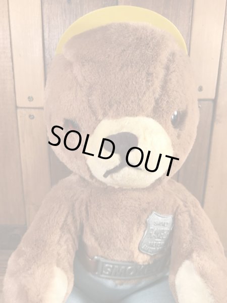 スモーキーベア　ビンテージ　プラッシュドール　アドバタイジングキャラクター　企業物　60年代