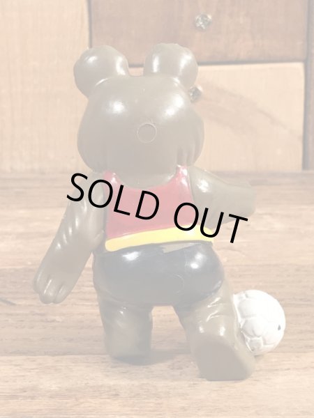 こぐまのミーシャ　ヴィンテージ　PVCフィギュア　オリンピック　サッカー　70’s