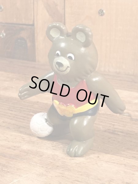 こぐまのミーシャ　ヴィンテージ　PVCフィギュア　オリンピック　サッカー　70’s