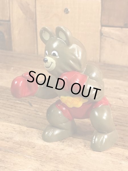 こぐまのミーシャ　ヴィンテージ　PVCフィギュア　オリンピック　マスコットキャラクター　70’s