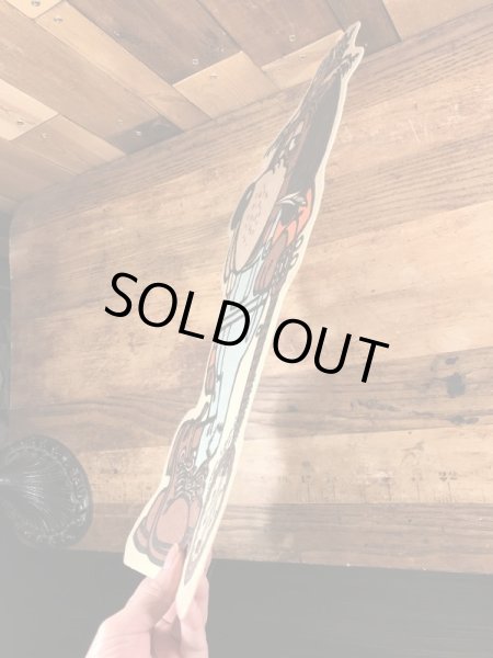 チャッキーチーズ　ビンテージ　バナー　アドバタイジングキャラクター　企業物　70年代