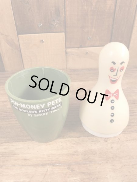 ピンマネーピート 　ビンテージ　コインバンク　アドバタイジングキャラクター　企業物　70年代