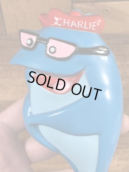 チャーリーツナ　ビンテージ　ラジオ　アドバタイジングキャラクター　企業物　70年代