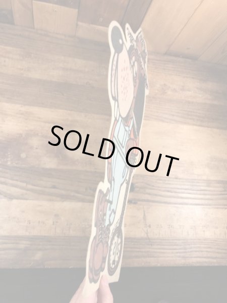 チャッキーチーズ　ビンテージ　バナー　アドバタイジングキャラクター　企業物　70年代