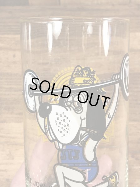 チャッキーチーズ　ビンテージ　グラス　アドバタイジングキャラクター　企業物　80年代