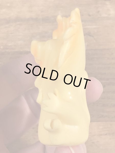 Crest Toothpaste　ヴィンテージ　フィンガーパペット　企業キャラクター　ノベルティ　70’s