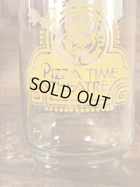 チャッキーチーズ　ヴィンテージ　グラス　アドバタイジングキャラクター　企業物　80’s