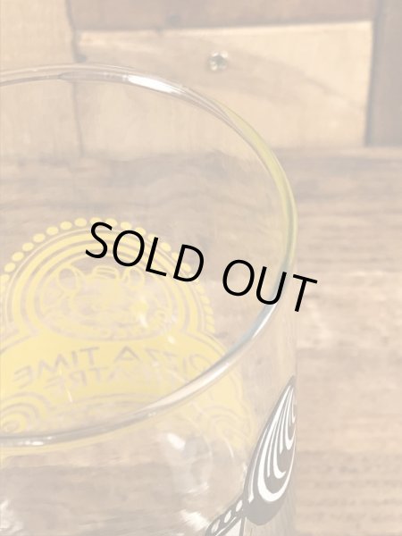 Chuck E Cheese's　ヴィンテージ　ガラスコップ　企業キャラクター　Jasper T. Jowls　80’s