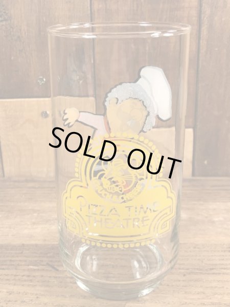 チャッキーチーズ　ヴィンテージ　グラス　アドバタイジングキャラクター　企業物　80’s