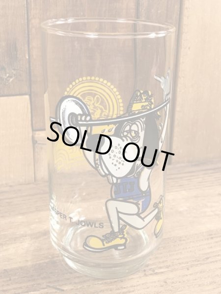 チャッキーチーズ　ビンテージ　グラス　アドバタイジングキャラクター　企業物　80年代