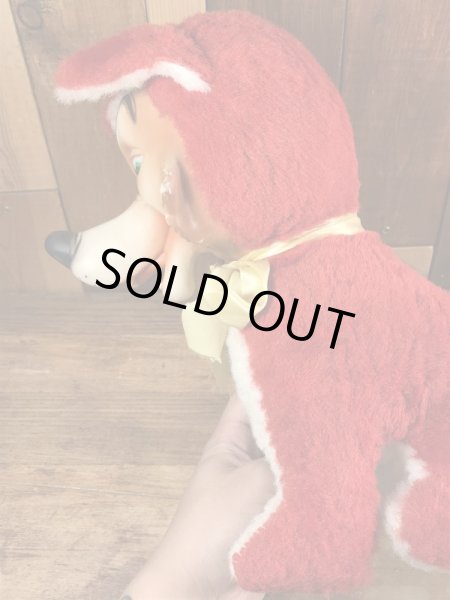 オオカミ　ビンテージ　ラバーフェイスドール　ラシュトン　50年代