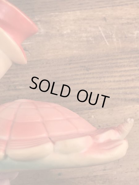 サンラバー　ビンテージ　スクイーズトイ　カメ　50年代