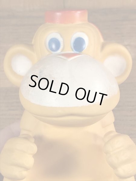 モンキー ビンテージ スクイーズトイ ソフビ 70年代