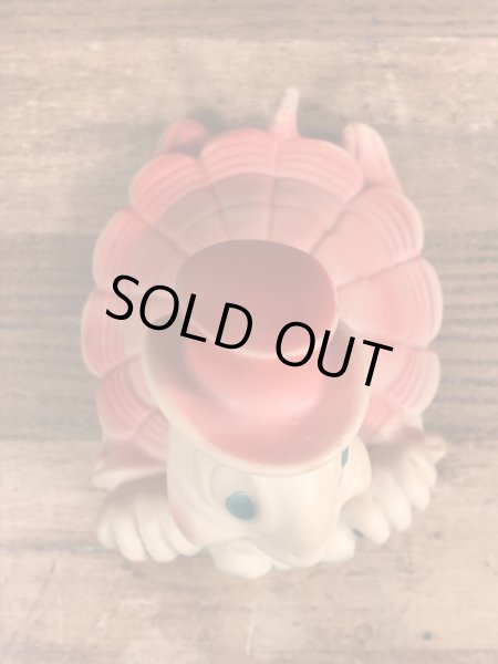 サンラバー　ビンテージ　スクイーズトイ　カメ　50年代