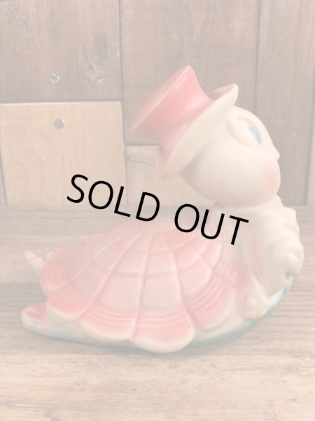 サンラバー　ビンテージ　スクイーズトイ　カメ　50年代