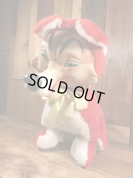 オオカミ　ビンテージ　ラバーフェイスドール　ラシュトン　50年代