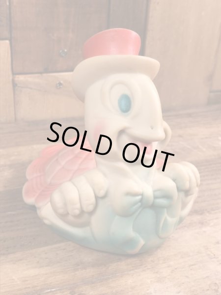 サンラバー　ビンテージ　スクイーズトイ　カメ　50年代