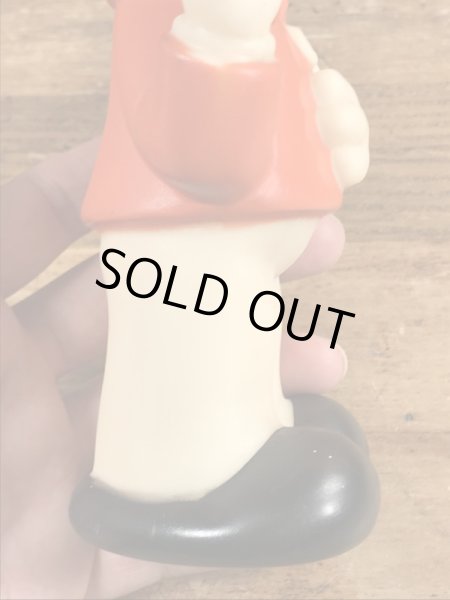 ミッキーマウス　ヴィンテージ　スクイーズフィギュア　ソフビ　70’s