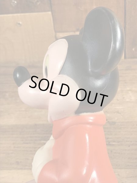 ミッキーマウス　ビンテージ　スクイーズトイ　ディズニー　70年代