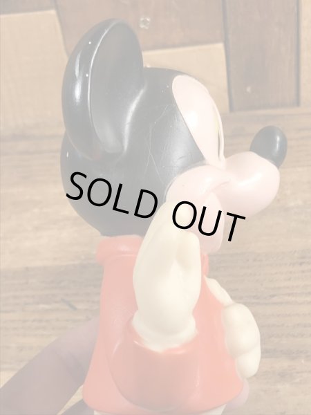 ミッキーマウス　ビンテージ　スクイーズトイ　ディズニー　70年代