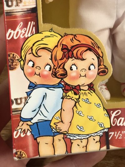 画像1: Campbell Kid Boy Collectible Doll　キャンベルキッズ　ビンテージ　ソフビドール　80年代