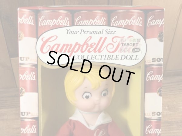 キャンベルキッズ　ビンテージ　ソフビドール　企業キャラクター　80年代