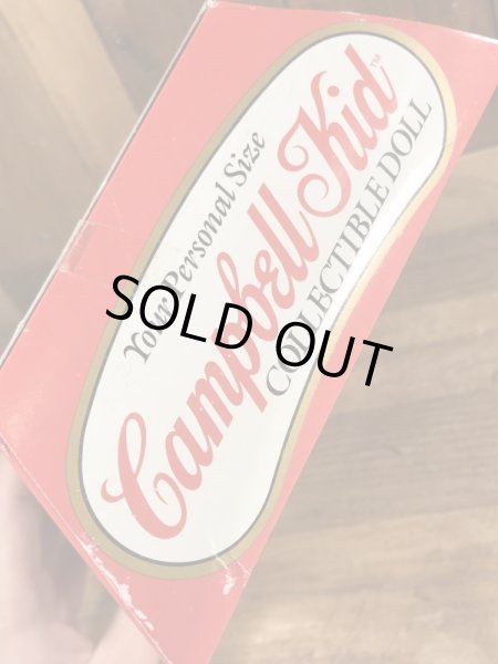 キャンベルキッズ　ビンテージ　ソフビドール　企業キャラクター　80年代