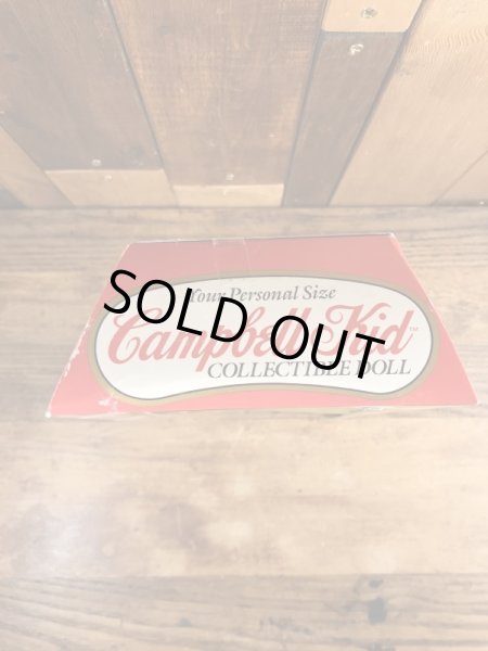 キャンベルキッズ　ビンテージ　ソフビドール　企業キャラクター　80年代