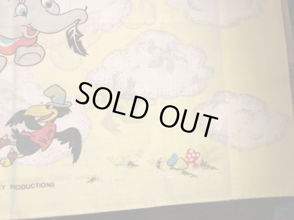 ダンボ　ヴィンテージ　ピローケース　ウォルトディズニー　70年代