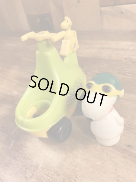 スヌーピー　ビンテージ　プルトイ　フライングエース　70年代