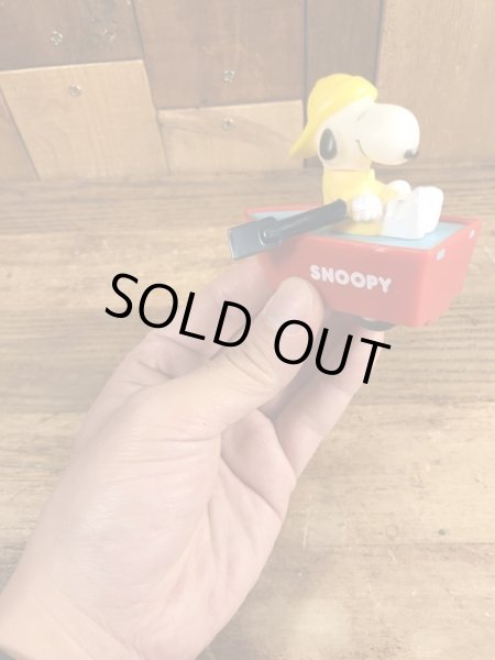 スヌーピー　ヴィンテージ　モーターライズドトイ　ピーナッツ　Aviva